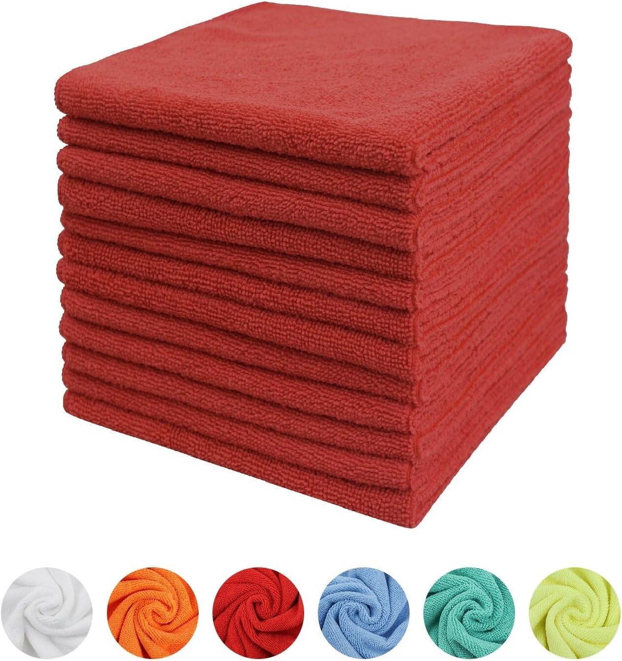 Clean 50PK Profesional Resuable Lint Free Microfiber Edgeless Cleaning Cloth